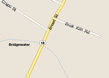 Map of Broad Street bridge area